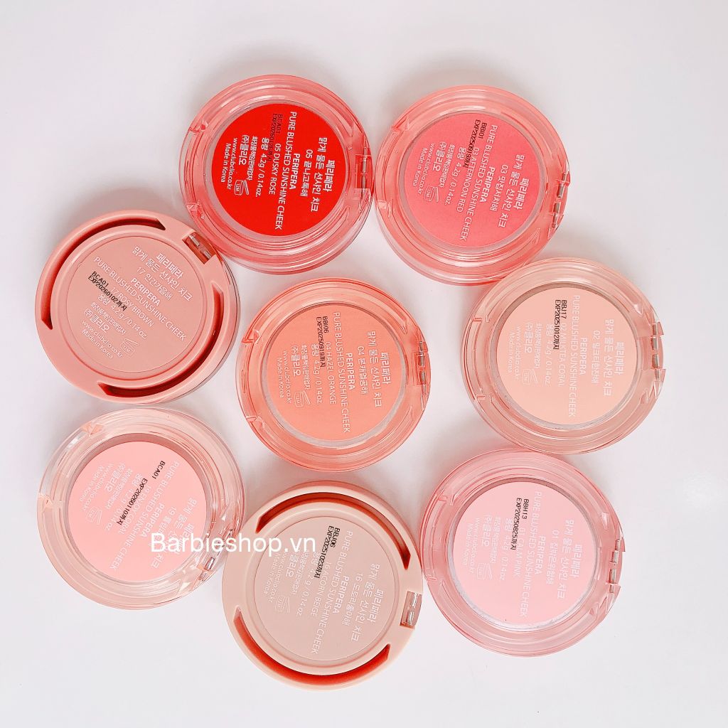 Phấn Má Hồng Peripera Pure Blushed Sunshine Cheek