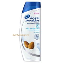 Dầu gội xả 2in1 Head & Shoulders 400ml Classic Clean Dry Scalp Care Smooth Silky