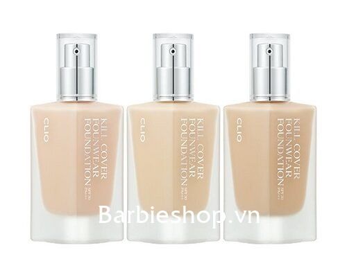 Kem Nền Clio Kill Cover Founwear / HIGH Glow Foundation SPF30 38g / Clio The Original 35ml