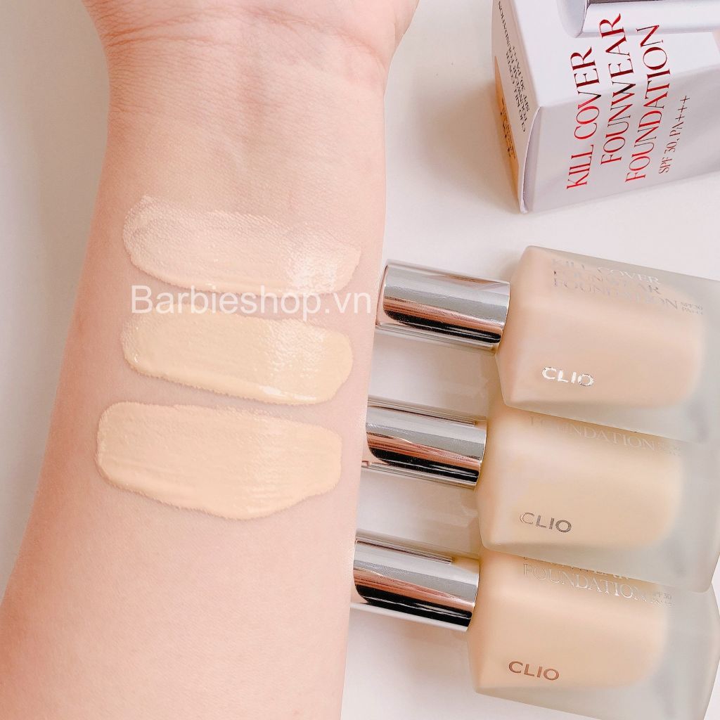Kem Nền Clio Kill Cover Founwear Foundation 13g