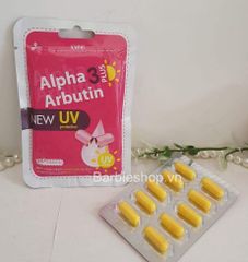 Viên Bột Kích Trắng Alpha Arbutin 3 Plus+ - Mẫu mới + cũ ( 1 Gói 10 Viên )