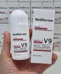 Lăn Nách Trắng Da WellDerma Super Glutathione Whitening Deodorant V9 60ml