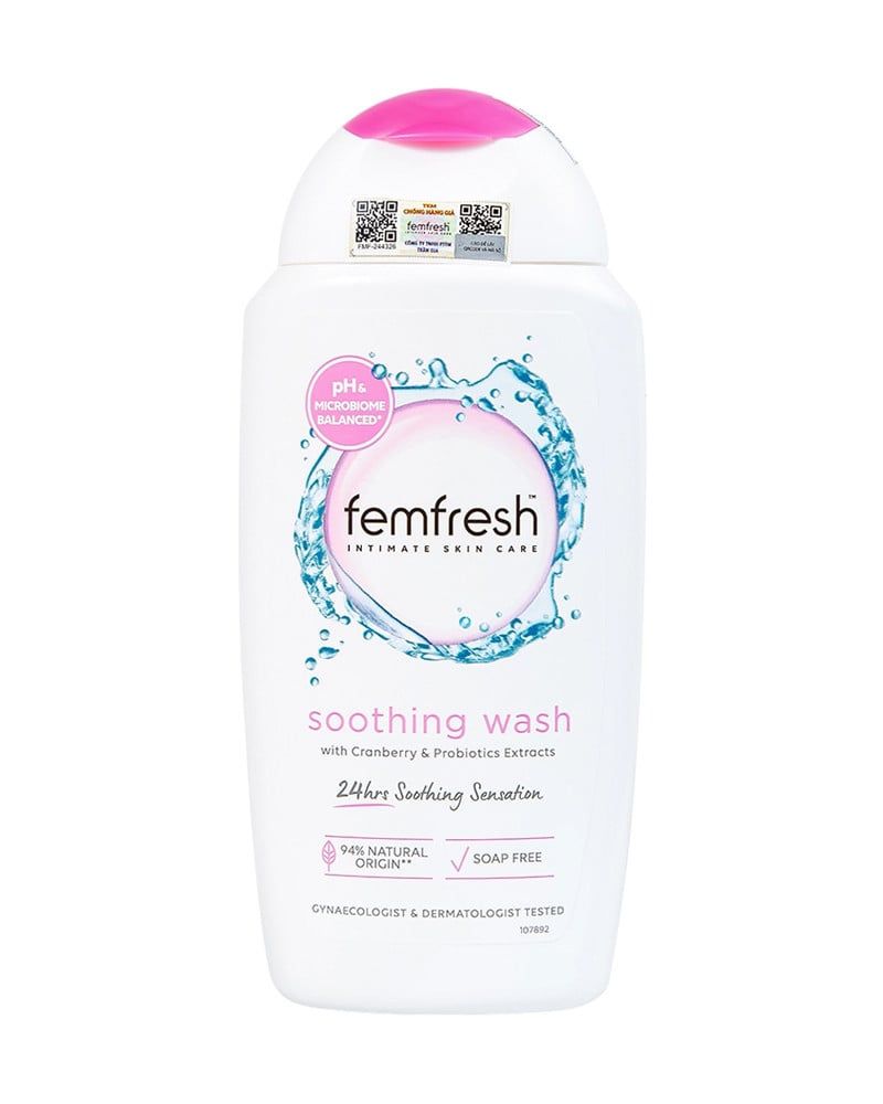 Dung Dịch Vệ Sinh Femfresh Wash - 250ml Daily, Active, Soothing, Sensitive