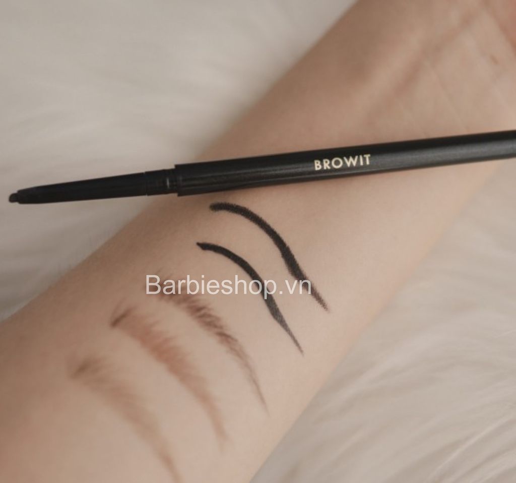 Kẻ Mắt Dạng Sáp Nongchat Smooth And Slim Inner Eyeliner [(Nâu)- Vỏ Đỏ] - [(Đen) - Vỏ Tím]