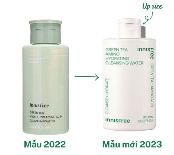 Tẩy Trang Innisfree Green Tea Cleansing Water 300ml