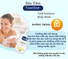 Sữa Tắm Dưỡng Ẩm Vaseline Total Moisture 1L
