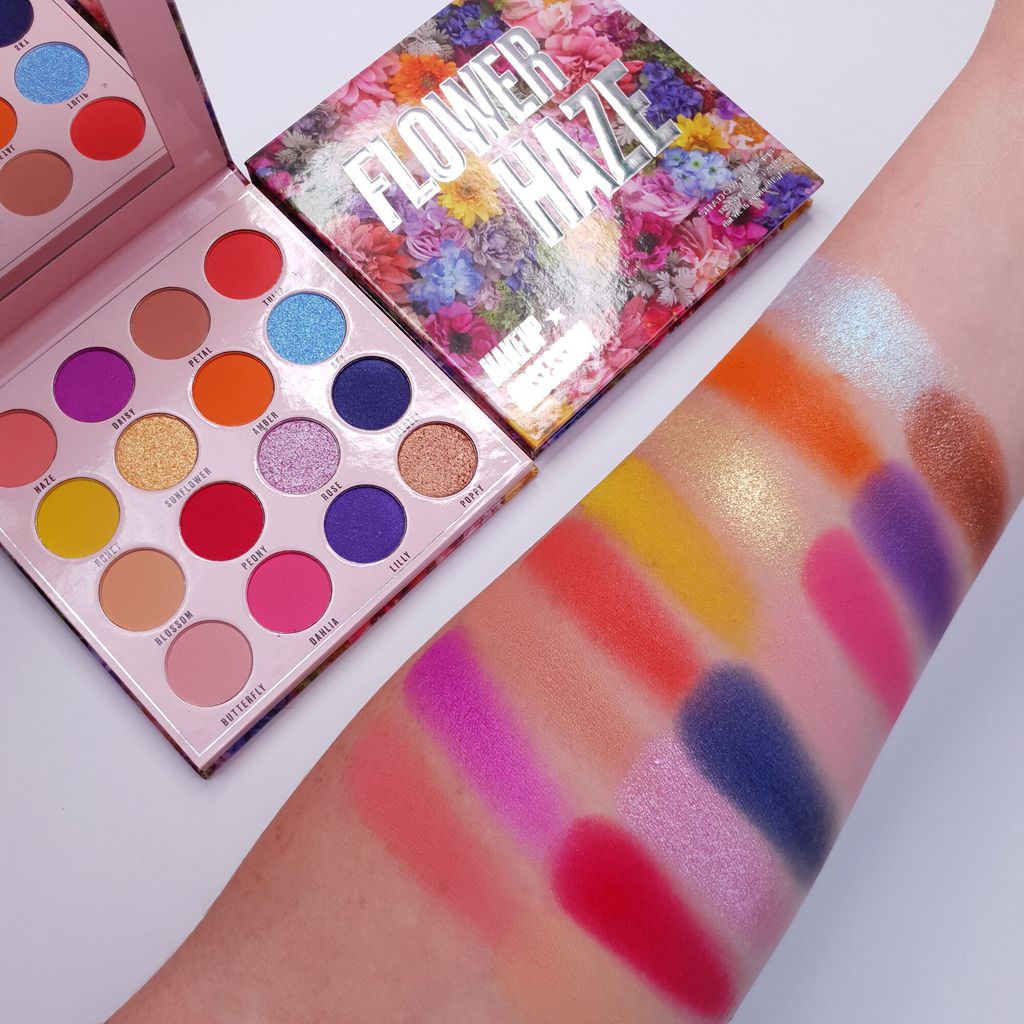 Màu Mắt 16 Ô Revolution Flower Haze - Kom Bucha Kiss Shadow Palette