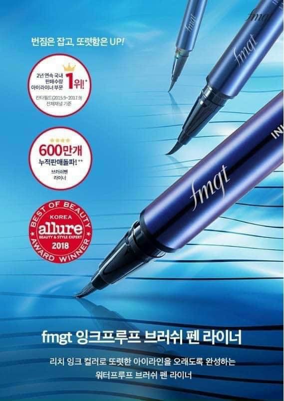 [Mẫu Mới] Kẻ Mắt The Face Shop Ink Proof Brush Pen - 01