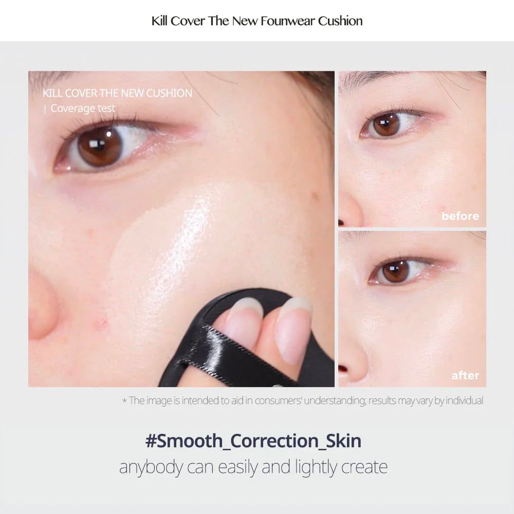 Phấn Nước Clio Kill Cover The New Founwear Cushion (With Refill) [Limited Edition With Puffer Case]