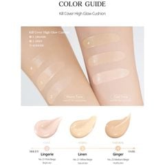 Phấn Nước Clio Kill Cover High Glow Cushion Căng Bóng Da (Kèm lõi)