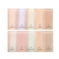 Bảng Che Khuyết Điểm Triệt Sắc Clio Kill Cover Founwear Conceal Palette 1g*4/ 2g*1