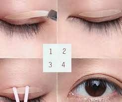 Dán Mí The Face Shop Double - Side Double Eyelid Tape - Trắng + Vàng