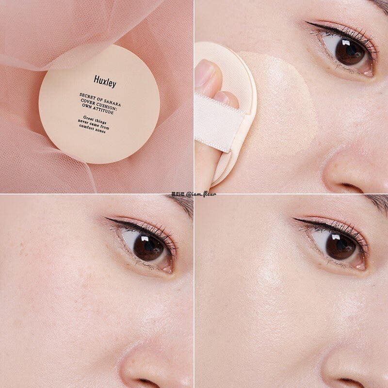 Phấn Nước Huxley Moist Cushion 12g (Kèm Lõi)