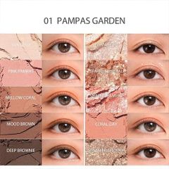Màu Mắt 10 Ô Siêu Lấp Lánh Romand Better Than Eye Palette - 00, 01, 02, 03,05, 06, 07,08,09