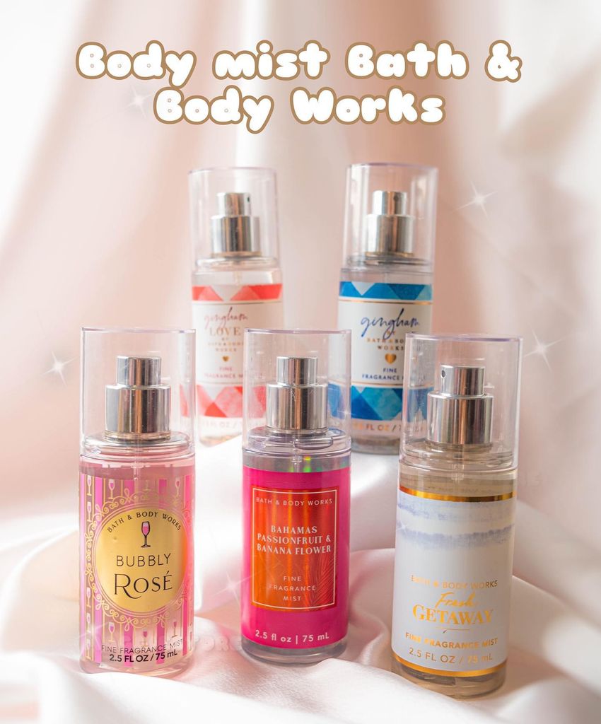 Xịt Thơm Toàn Thân Bath & Body Works Body Mist ( Đủ Mùi 75ml )