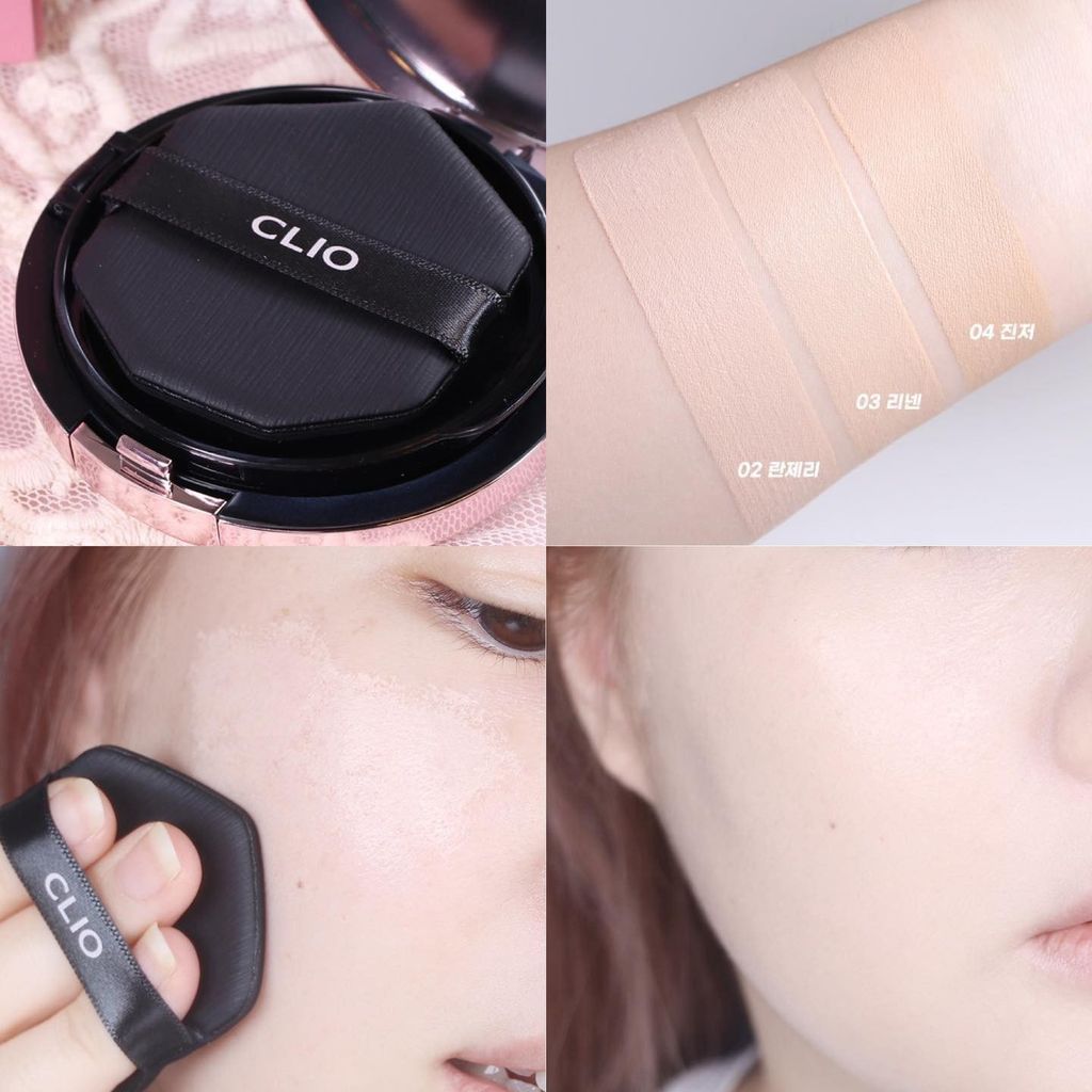 Phấn Nước Cushion Clio Kill Cover Fixer/Skin Fixer/Flora Cushion SPF50 PA+++