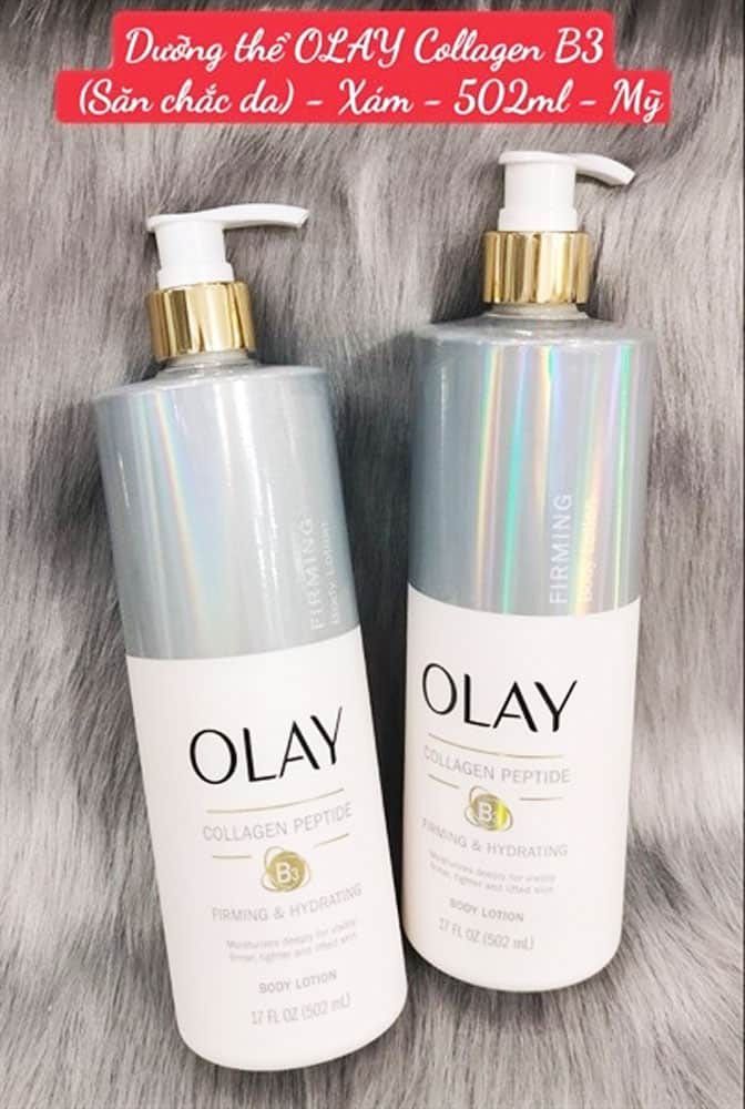 Dưỡng Thể Olay Mỹ Collagen B3 Firming & Hydrating Body Lotion 502ml