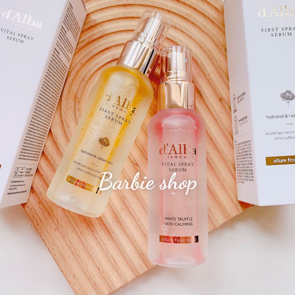 Serum Dạng Xịt d'Alba First Spray Serum (50ml - 100ml) - Vital Spray Serum 100ml - White Truffle 100ml