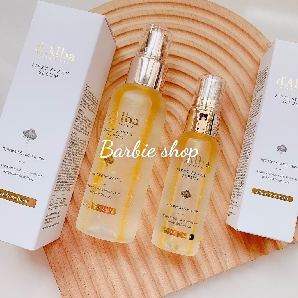 Serum Dạng Xịt d'Alba First Spray Serum (50ml - 100ml) - Vital Spray Serum 100ml - White Truffle 100ml