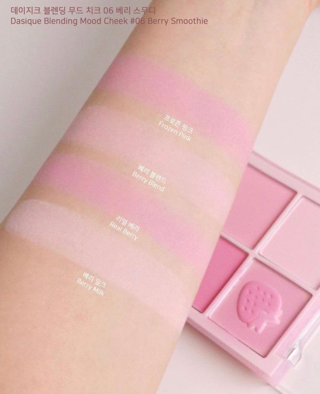 Má Hồng Dasique Blending Mood Cheek 4 ô