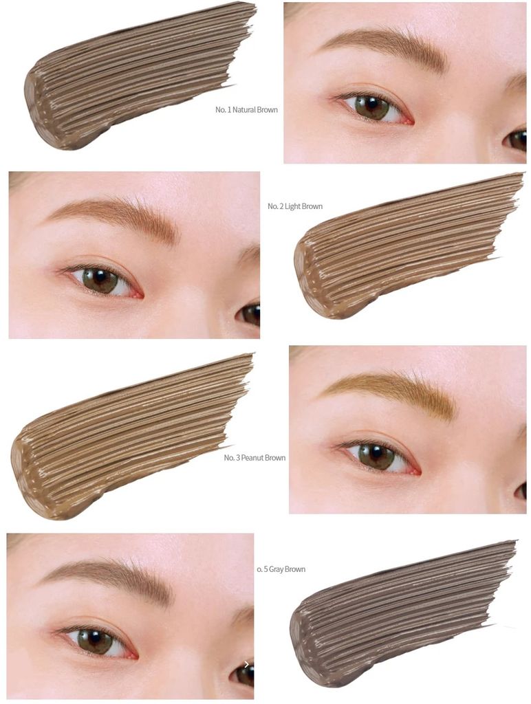 Mascara Chân Mày Clio Kill Brown Color Brow Lacquer 6G