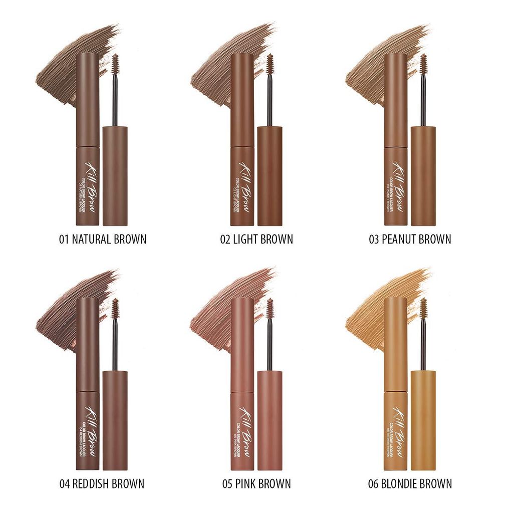 Mascara Chân Mày Clio Kill Brown Color Brow Lacquer 6G