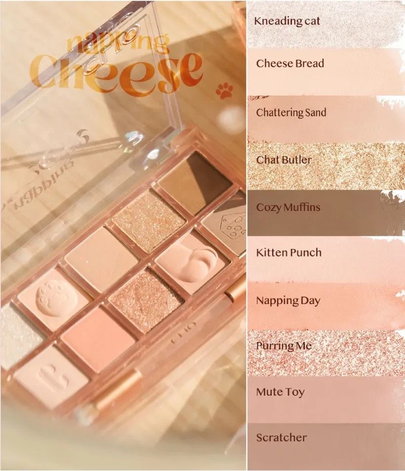 Màu Mắt Clio Pro Eye Palette Botanic Mauve, The Sunset, Seoul Forest 10 Ô