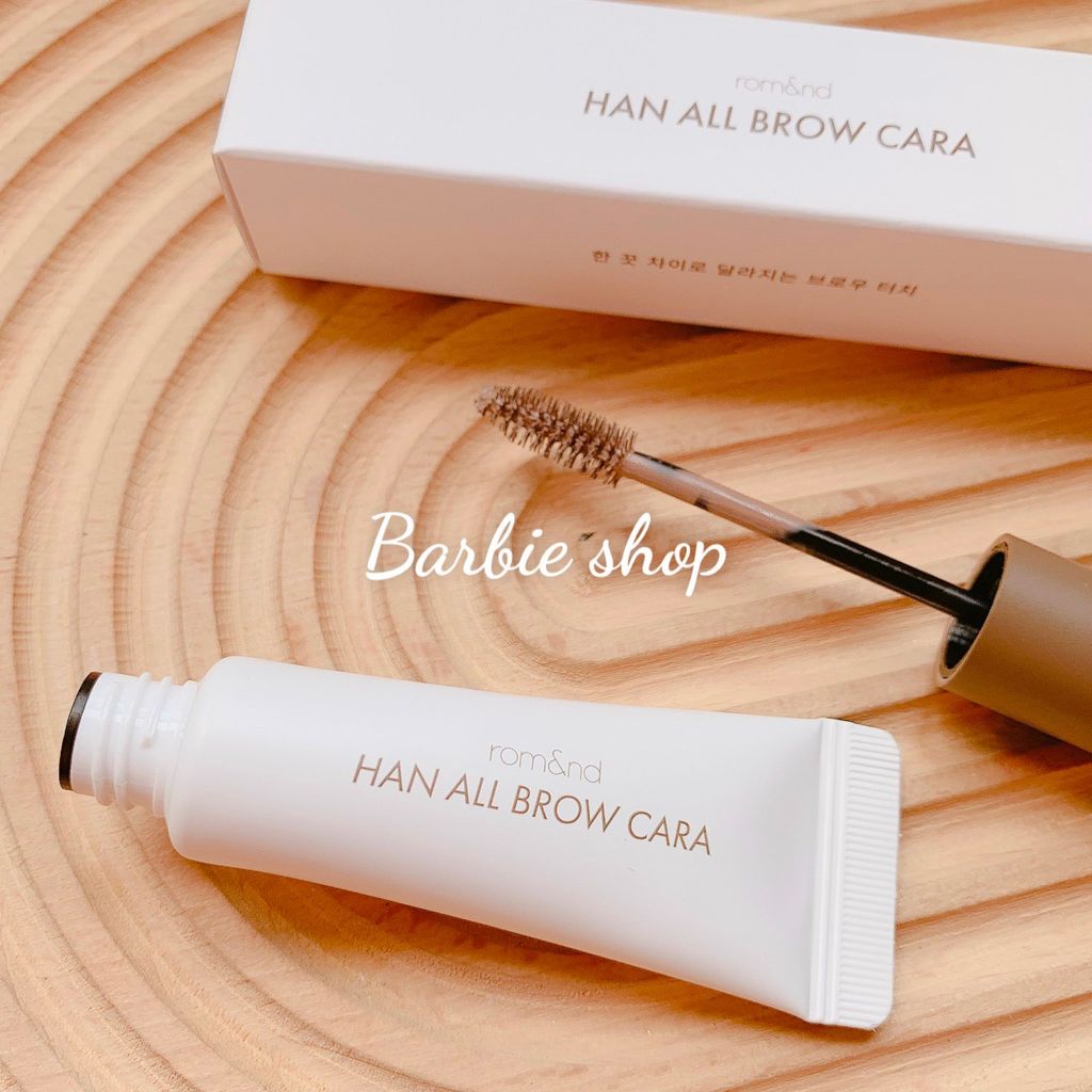 Mascara Chân Mày Siêu Tự Nhiên, Bền Màu, Lâu Trôi Romand Han All Brow Cara 9g
