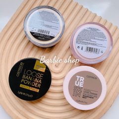 Phấn Phủ Dạng Bột Catrice Loose Banana Powder - True Skin Mineral Loose Powder - Nude Ilusion Loose Powder  Kiềm Dầu