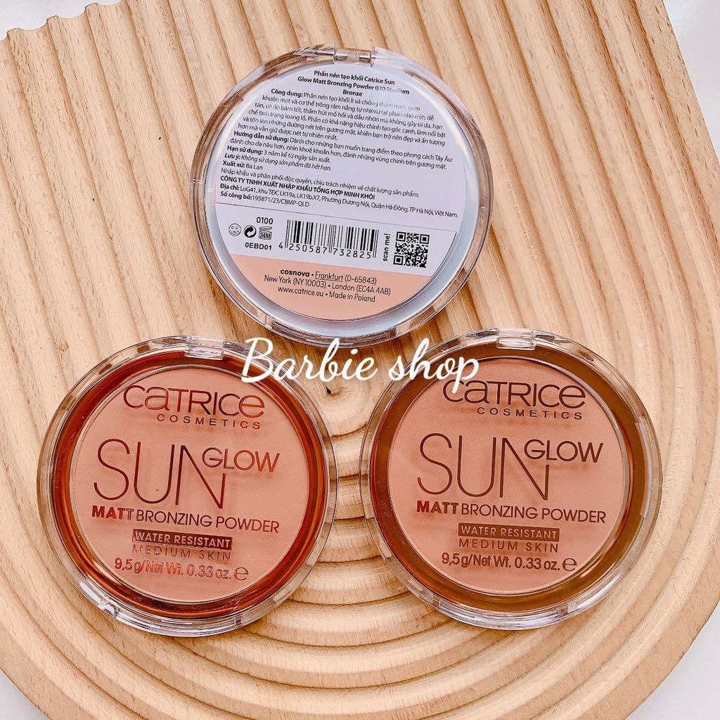 Phấn Tạo Khối Catrice Sun Glow Matt Bronzing Powder Darker Skin