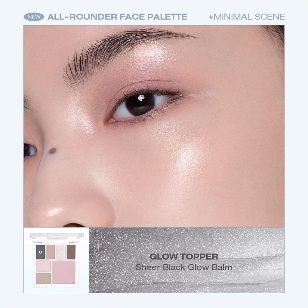 [NEW]  Bảng Màu Mắt - Bắt Sáng - Má Hồng- Tạo Khối Đa Năng 3CE All Rouder Face Palette[ Minimal Scence- Pale Veil]