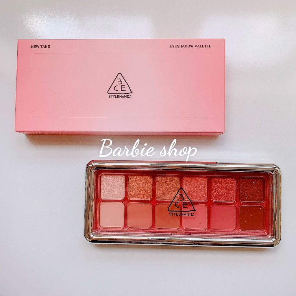 Màu Mắt 12 Ô 3CE New Take Eyeshadow Palette ( Raw Newtrals , Motion Frame , Creative Filter, Quiet Brown )