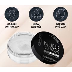 Phấn Phủ Dạng Bột Catrice Loose Banana Powder - True Skin Mineral Loose Powder - Nude Ilusion Loose Powder  Kiềm Dầu