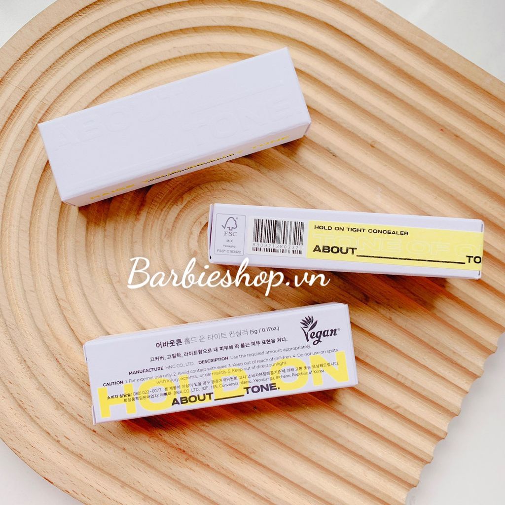Che Khuyết Điểm About Tone Hold On Tight Concealer