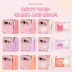 Má Hồng Kem Kèm Highlight Black Rouge Dewy Whip Cheek And Beam