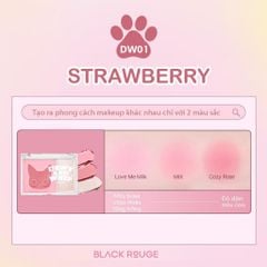 Má Hồng Kem Kèm Highlight Black Rouge Dewy Whip Cheek And Beam