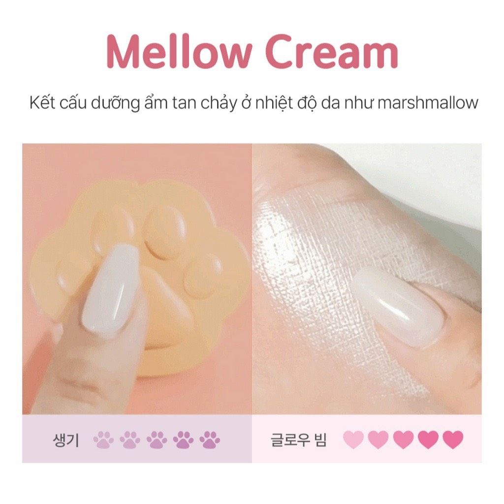 Má Hồng Kem Kèm Highlight Black Rouge Dewy Whip Cheek And Beam