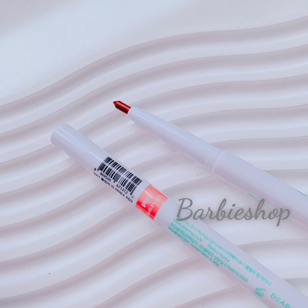 Chì Kẻ Viền Môi DearMay 2in1 Plumpy Lip Liner