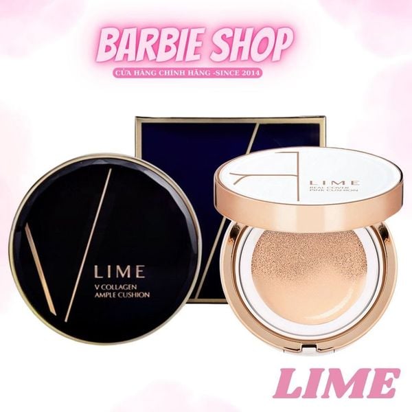 Phấn Nước Kiềm Dầu Che Phủ Hoàn Hảo LIME Real Cover Pink Cushion SPF 50+/PA+++ 20g