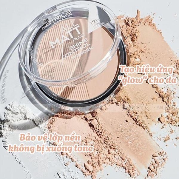 Phấn Phủ Nén Catrice All Matt Plus Shine Control Powder