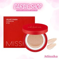 Phấn Nước Missha Velvet Finish Cushion Đỏ Phiên Bản Mới 15g