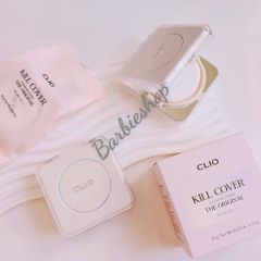 [Da Hỗn Hợp] Phấn Nước Clio Kill Cover The New Founwear /The New Đào Mèo /The Original/ Glow Cushion  Cushion SPF50+ PA+++Kèm Lõi