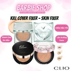 Phấn Nước Cushion Clio Kill Cover Fixer/Skin Fixer/Flora Cushion SPF50 PA+++