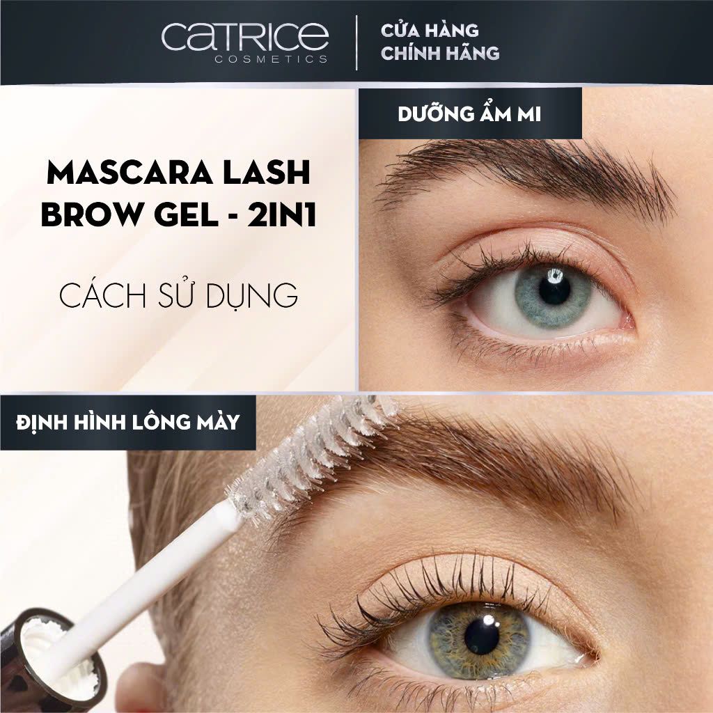 Mascara Định Hình & Gel Dưỡng Mi Dày Catrice Lash Brow Designer Shaping And Conditioning Mascara Gel 6ml