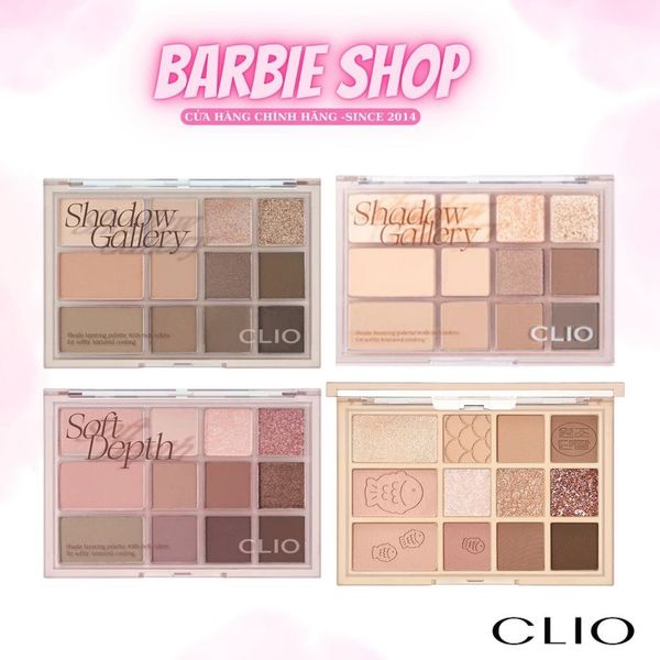 Màu Mắt 12 Ô Clio Shade & Shadow Palette