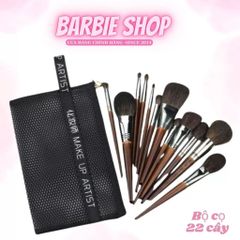 Bộ Cọ Trang Điểm 22 Cây - 14 Cây Thân Gỗ Lông Thú