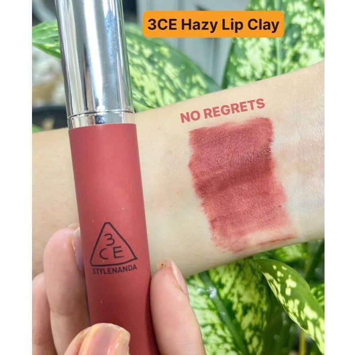 [Mẫu Mới] Son Kem 3CE Hazy Lip Clay ( #No Regrets )