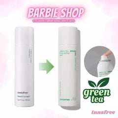 Xịt khoáng dưỡng ẩm trà xanh INNISFREE Green Tea Hyaluronic Mist 150mL