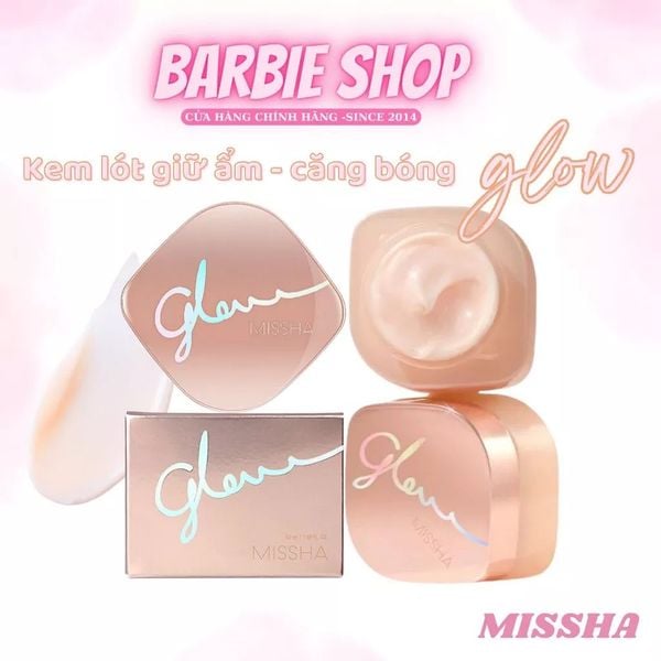 Kem lót dưỡng ẩm trước makeup Missha glow Skin balm 50ml
