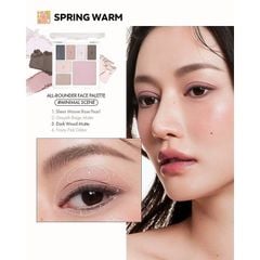 Bảng Màu Mắt - Bắt Sáng - Má Hồng- Tạo Khối Đa Năng 3CE All Rounder Face Palette